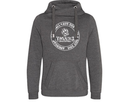 CROSS NECK HOODIE EST